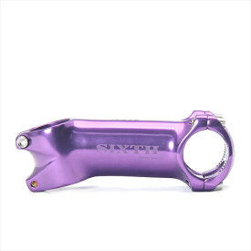 カラー ステム SIXTH ComponentsHorus 3D Forged Stem Purple( シックスコンポーネンツ ホルス 3D 鍛造 ステム パープル ) ロードバイク クロスバイク ピストバイク 角度+/-17° カラー カスタム パーツ 鍛造 軽量 高剛性 ポリッシュ仕上げ ストリート スタイル