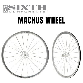 ロード アルミ ホイール SIXTH Components Machus wheel Silver ( シックスコンポーネンツ マクス ホイール シルバー) 軽量 ホイール 前後セット ストリート ファッション 送料無料