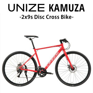 �N���X�o�C�N UNIZE Kamuza Disc Passion Red (���i�C�Y �J���U �f�B�X�N �p�b�V�������b�h) �A���~�G�A���t���[�� �f�B�X�N�u���[�L 18�i�ϑ� �y�� �����i