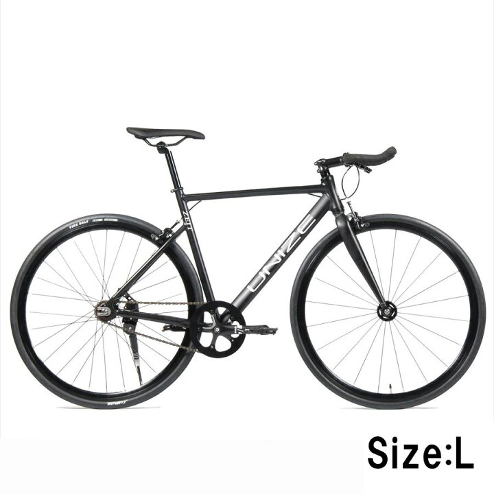 楽天市場】ピストバイク UNIZE ZEIT Matte Black (ユナイズ ツァイト  