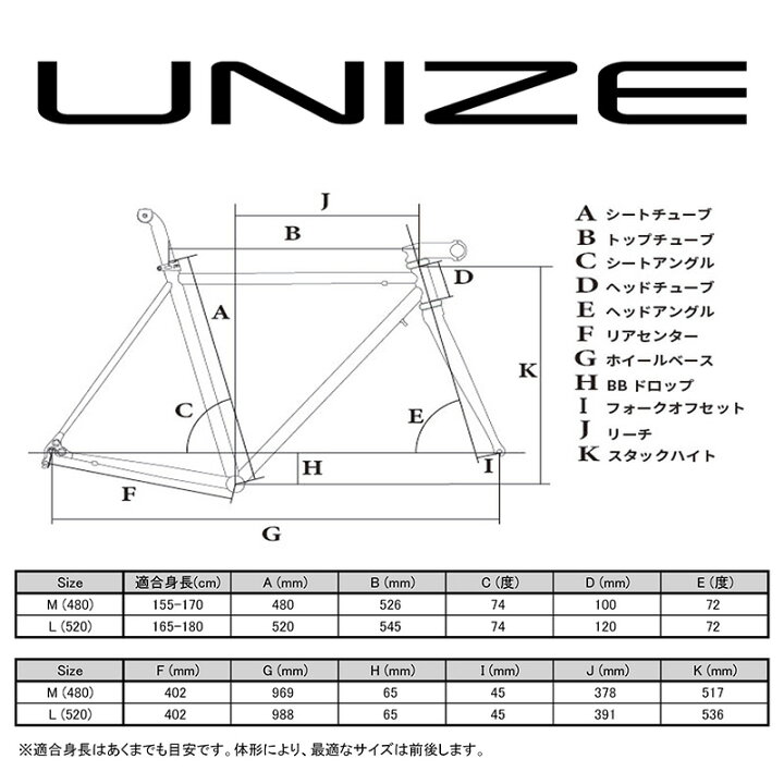楽天市場】ピストバイク UNIZE ZEIT Matte Black (ユナイズ ツァイト 