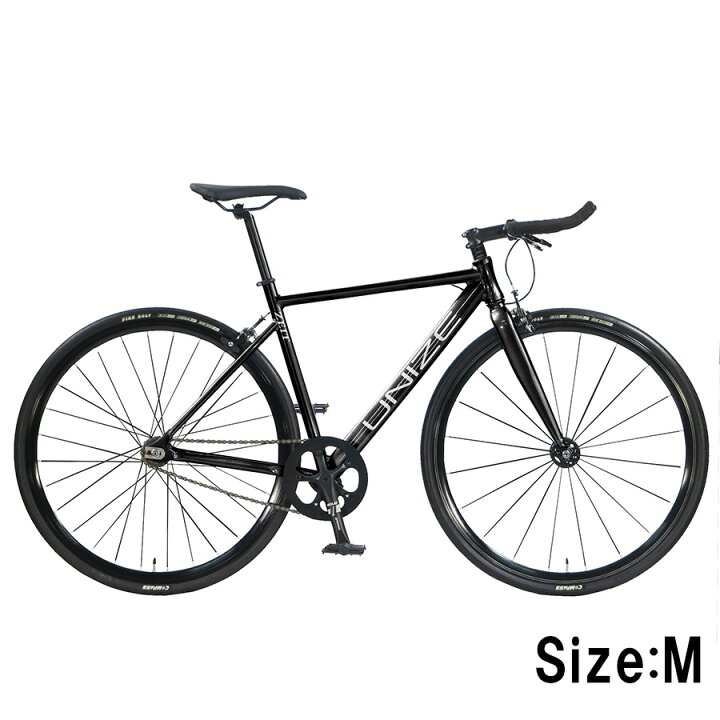 楽天市場】ピストバイク UNIZE ZEIT Matte Black (ユナイズ ツァイト 