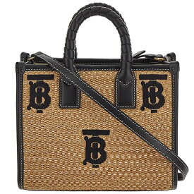 バーバリー ロンドン Burberry バッグ レディース かごバッグ トートバッグ トート 2Way TB柄 モノグラム シグネチャー かばん 鞄 【送料無料】 ブランド バーバリー正規品販売店 直営アウトレット店より直輸入