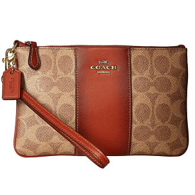 コーチ COACH ポーチ レディース 小物入れ リストレット 小銭入れ シグネチャー 【送料無料】 ブランド コーチ正規品販売店 直営アウトレット店より直輸入