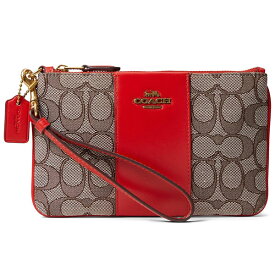 コーチ COACH ポーチ レディース 小物入れ リストレット 小銭入れ シグネチャー ストライプ 【送料無料】 ブランド コーチ正規品販売店 直営アウトレット店より直輸入