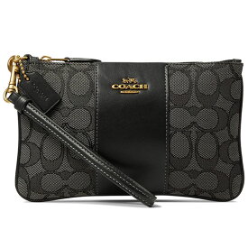 コーチ COACH ポーチ レディース 小物入れ リストレット 小銭入れ シグネチャー ストライプ 【送料無料】 ブランド コーチ正規品販売店 直営アウトレット店より直輸入