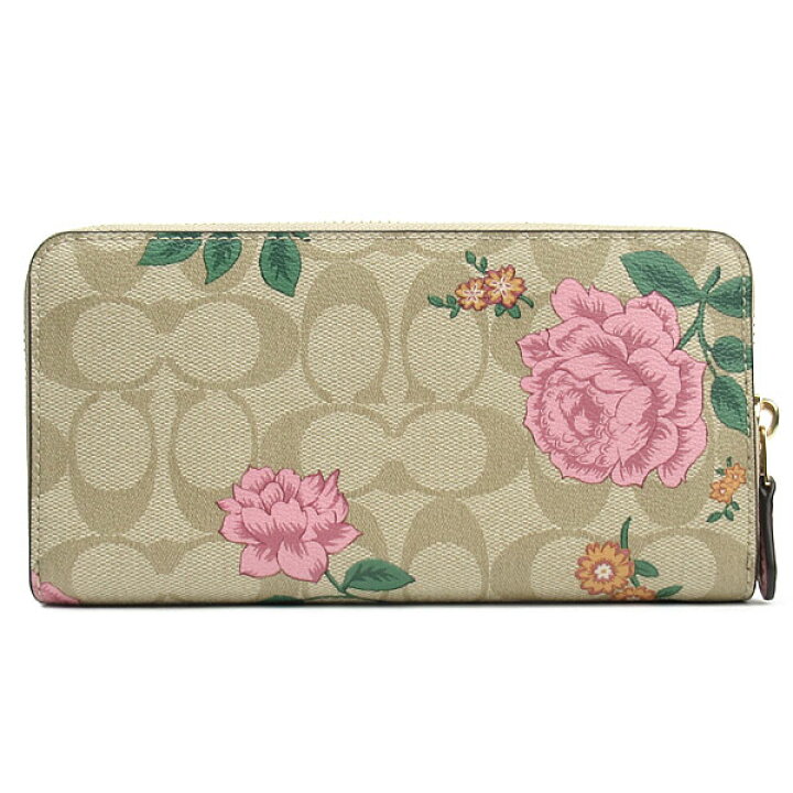 新品✨️コーチ長財布花柄フラワーフローラルラウンドジップ未開封品 