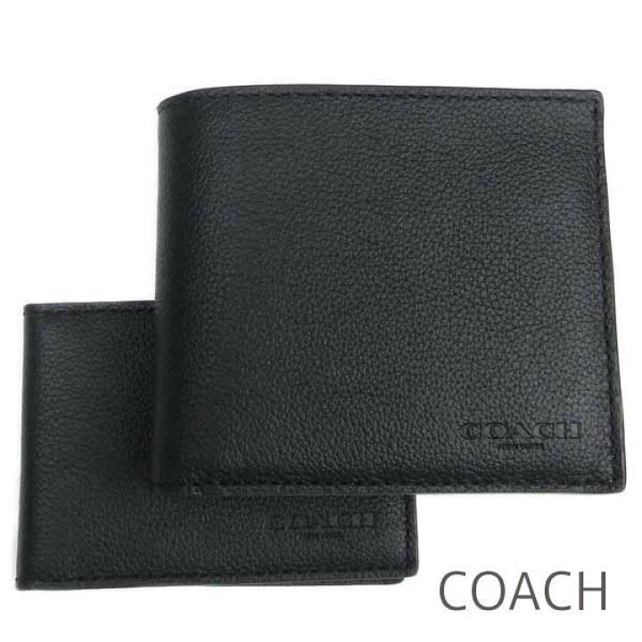 楽天市場】コーチ COACH 財布 メンズ 二つ折り財布 定期入れ パス 
