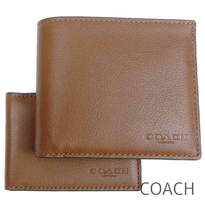 楽天市場】コーチ COACH 財布 メンズ 二つ折り財布 定期入れ パス  