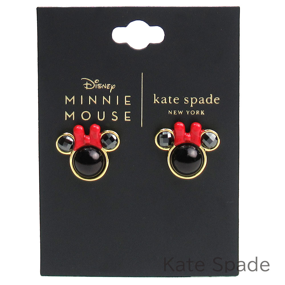 【あくまで】 ディズニー Cubic Zirconia Birthstone Mickey Mouse Stud Earrings in