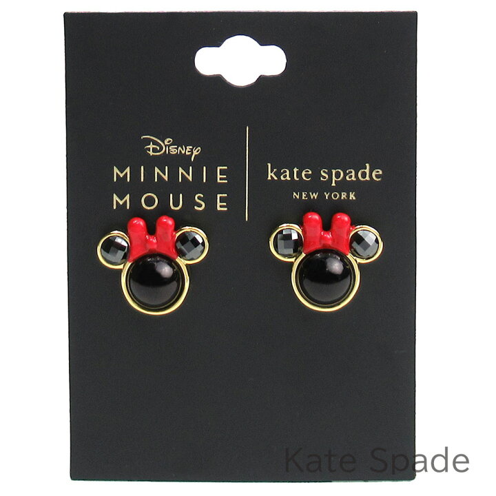 楽天市場 クリスマスラッピング ケイトスペード Kate Spade ピアス レディース イヤリング アクセサリー ジュエリー ディズニー ミニーマウス Disney コラボ商品 送料無料 ネコポス メール便 ブランド ケイトスペード正規品販売店 直営アウトレット店より直輸入