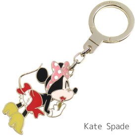 無料母の日ラッピング！ ケイトスペード kate spade キーホルダー レディース キーリング バッグチャーム ディズニー ミニーマウス Disney コラボ商品 【送料無料（ネコポス メール便）】 ブランド ケイトスペード正規品販売店 直営アウトレット店より直輸入