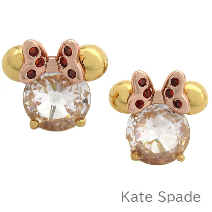 楽天市場 ケイトスペード Kate Spade ピアス レディース イヤリング アクセサリー ジュエリー ディズニー ミニーマウス Disney コラボ商品 送料無料 ネコポス メール便 ブランド ケイトスペード正規品販売店 直営アウトレット店より直輸入 あす楽
