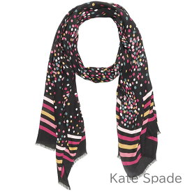 ケイトスペード kate spade ストール レディース スカーフ ドット柄 【送料無料（ネコポス メール便）】 ブランド ケイトスペード正規品販売店 直営アウトレット店より直輸入 【あす楽】