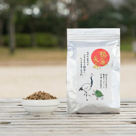 【美味しく食べて、元気に過ごす！】「鶴亀長寿（つるかめちょうじゅ）」1kg 国産 ドッグフード 無添加 ドッグフード 大型犬 中型犬 小型犬 シニア チキン ドライフード ハナビラタケ 無農薬 無着色 添加物なし 子犬 涙やけ 国内製造 日本製 国産ドッグフード 日優犬高松