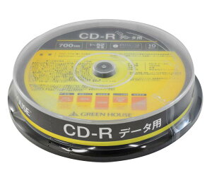 O[nEX CD-R fBA (f[^p) e 700MB 1~52{ CNWFbgv^ 菑 Ή zCg[x 10  Xsh GH-CDRDA10