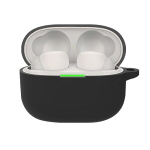 KOMININA �C���z�� �P�[�X Sony LinkBuds S WF-LS900N�p�̃P�[�X �V���R�[���� �ی�J�o�[ WF-LS900N �P�[�X �ϏՌ� �h�� �L�Y�h�~ �����[�d�\ 360°�S�ʕی� �P�[�X �J���r�i�t�� WF-LS900N �Ή�