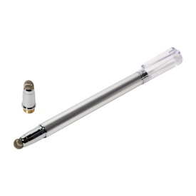 ミヨシ MCO ペン先交換式タッチペン なめらかな導電繊維タイプ シルバ- STP-L01/SL parent