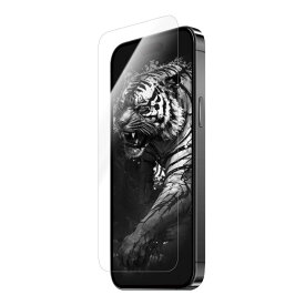 ルプラス(Leplus) iPhone 15/iPhone 15 Pro ガラスフィルム 「TIGER GLASS」 超透明 クリア 強化ガラス 保護 フィルム LN-IM23FGT