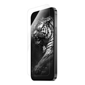 ルプラス(Leplus) iPhone 15 Pro ガラスフィルム 「TIGER GLASS」 超透明 クリア 強化ガラス 保護 フィルム LN-IP23FGT