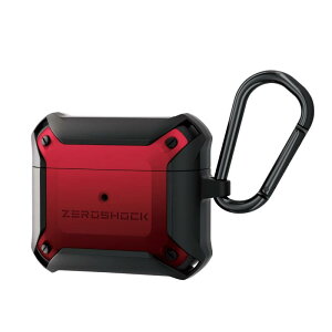 �G���R�� AirPods ��3���� (2021�N���f��) �Ή� ZEROSHOCK�P�[�X �J���r�i�t�� ���b�h AVA-AP3ZERORD