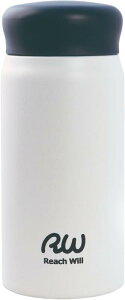 Reach Will 魔法瓶 リーチウィル 水筒・マグボトル (約) Φ67×H150mm 容量:350ml 保温・保冷 軽量設計 口あたりがやさしい 樹脂製の飲み口 真空二重構造 取り外しやすいパッキンでお手入れカンタン