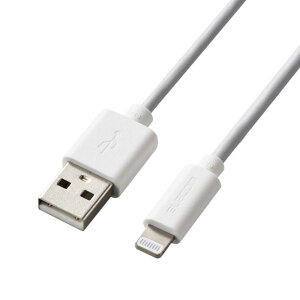 �G���R�� Lightning�P�[�u�� ���C�g�j���O iPhone �[�d�P�[�u�� �X�^���_�[�h �y iPhone 13 / 12 / SE (��2����) �Ή� �z Apple�F�ؕi 2m �z���C�g MPA-UALO20WH
