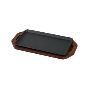 パール金属 ステーキ皿 角型 27×15cm 鉄鋳物 IH対応 オーブン対応 スプラウト HB-6111