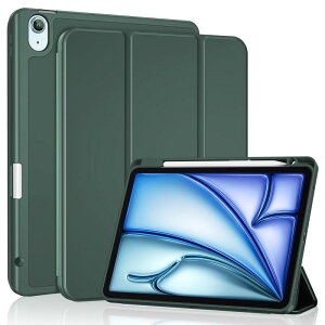 ProCase iPad Air 11�C���` �P�[�X M4�i2026�j / M3 (2025) / M2 (2024) / iPad Air5 (2022) / Air4 (2020) 10.9�C���` ���� �N���A�J�o�[ �y�����[ �ϏՌ� �O�܂� �X�^