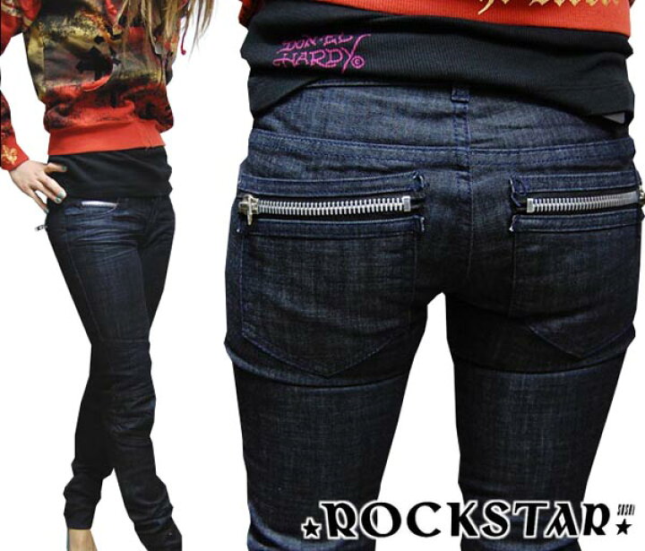 楽天市場 セール 送料無料 ロックスター レディース バイカー スキニー デニム Rockstar Sushi Denim インディゴ ローライズ パンツ ジーンズ 海外 Laセレブ 着用 パンク サファリ スタイル セレブ ファッション 雑誌 掲載 ハリウッド カジュアル プレミアム