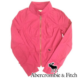 【送料無料】【セール】 アバクロ 【200種類の品揃え】 Abercrombie&Fitch アバクロンビー＆フィッチ レディース コットン ジャケット ピンク アメカジ ブランド ファッション インポート カジュアル スタイル 正規 商品