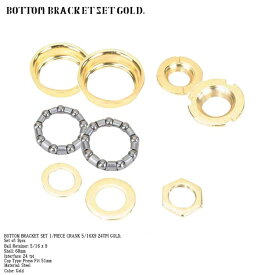 ＼店内全品ポイント11倍／ ボトムブラケット ゴールド コンポーネント スプロケ クランク スプロケット 自転車 パーツ 自転車部品 ローチャリ ビーチクルーザー カスタム 改造 部品 ローライダー チョッパー クロスバイク ママチャリ