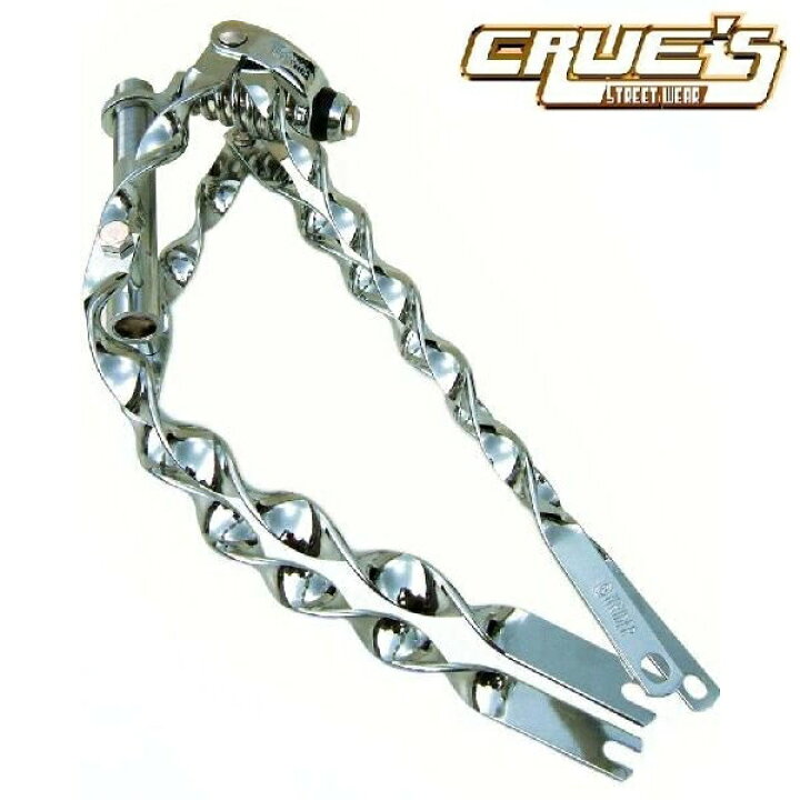 楽天市場】20インチ ツイスト ベントフォーク クローム スプリンガー  