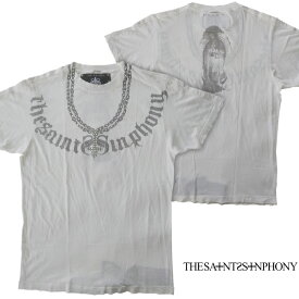 セインツシンフォニー THE SAINTS SINPHONY メンズ Tシャツ ZOMBIE ホワイト セイントシンフォニー 半袖 シャツ セインツ シンフォニー LAセレブ セレカジ カジュアル ファッション ロック スタイル Ed Hardy エドハーディー 好きに