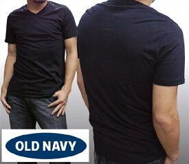 【セール】 オールドネイビー メンズ Tシャツ ブラック 無地 Vネック OLD NAVY GAP 半袖 トップス シャツ インポート ファッション ブランド ストリート サーフ アメリカン カジュアル アメカジ ヴィンテージ スタイル 正規 商品