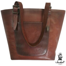 ＼店内全品ポイント11倍／ サンダスト ロサンゼルス レザー トートバッグ ブラウン SANDAST Los Angeles SOL BROWN メンズ レディース レザーバッグ ヴィンテージ ブランド バック インポート LAカジュアル アメカジ セレカジ ハリウッド セレブ 多数愛用