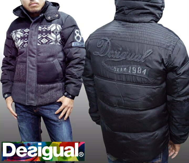 楽天市場】30%OFF セール デシグアル Desigual メンズ 中綿 ジャケット 