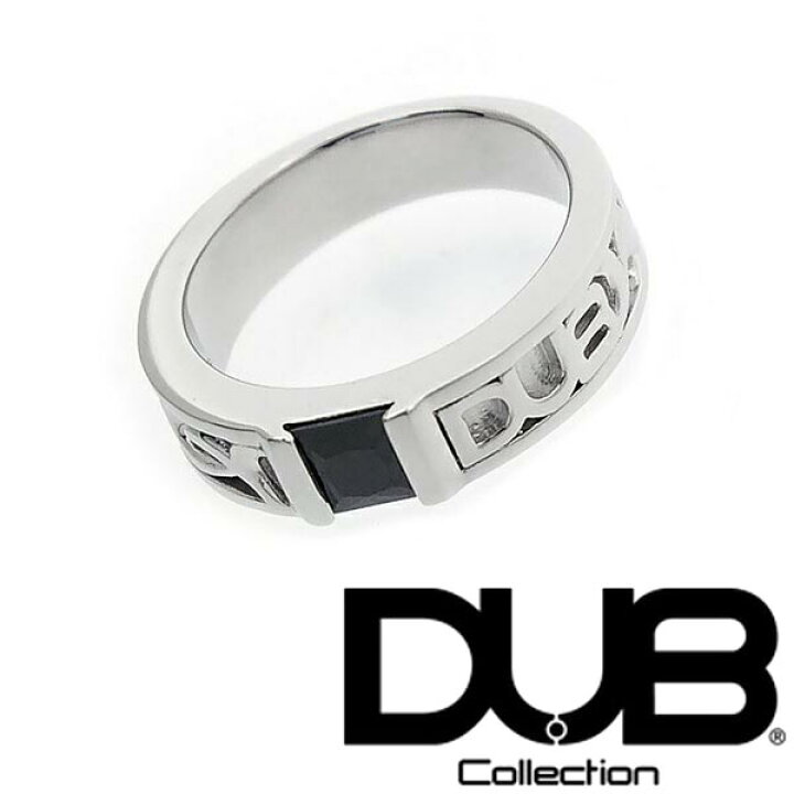 楽天市場】再入荷なし 即納 DUB ジュエリー リング 189-1 BK シルバー 