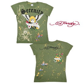 【セール】【送料無料】 エドハーディー レディース Tシャツ 【200種類の品揃え】 Ed Hardy スペシャリティー エターナル エンジェル エド・ハーディー 正規品 LAセレブ ファッション 雑誌 掲載 ブランド クリスチャン オードジェー セレカジ ロック サーフ スタイル