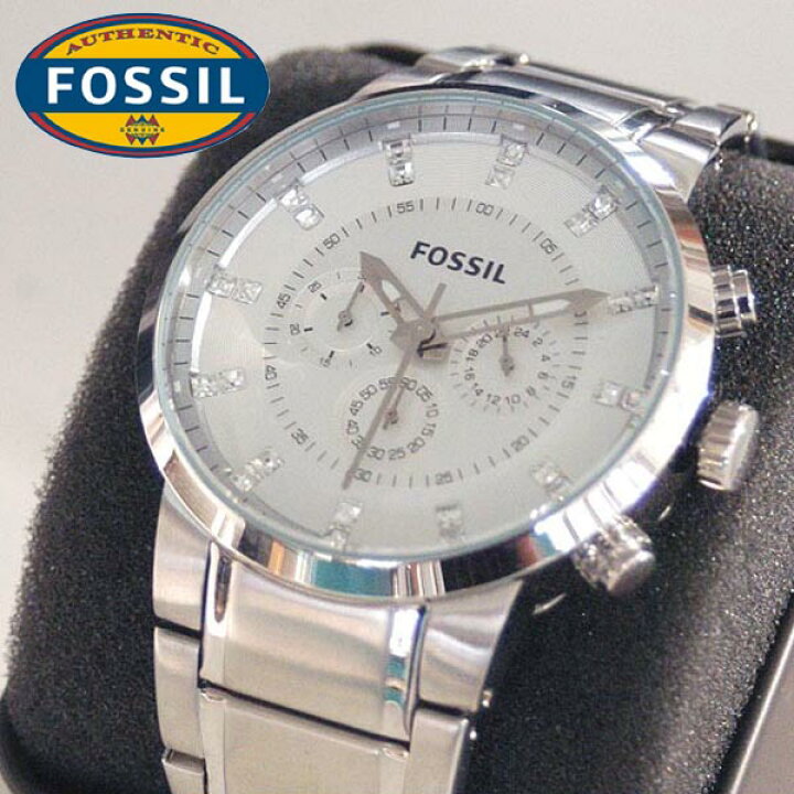 楽天市場 フォッシル メンズ 腕時計 クロノグラフ Fossil 時計 メタルバンド ウォッチ Fs4698 ビッグフェイス インポート ファッション ブランド 海外セレブ 多数 愛用 ストリート サーフ アメリカン カジュアル アメカジ セレカジ ヴィンテージ スタイル 正規 商品