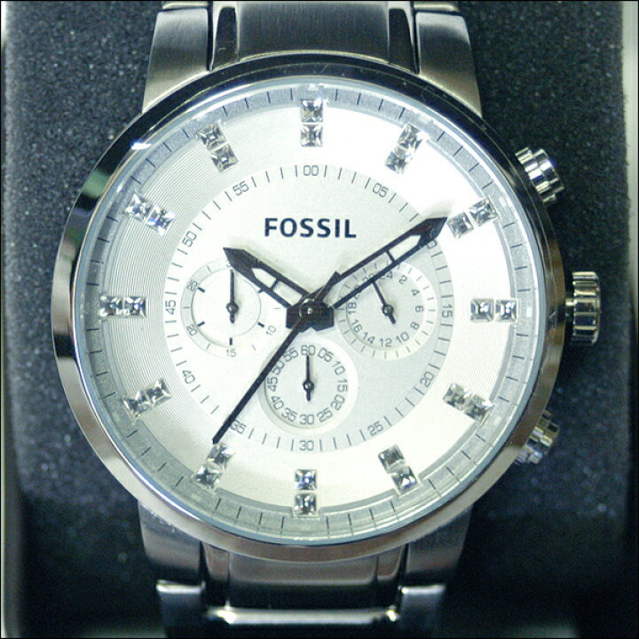 楽天市場 フォッシル メンズ 腕時計 クロノグラフ Fossil 時計 メタルバンド ウォッチ Fs4698 ビッグフェイス インポート ファッション ブランド 海外セレブ 多数 愛用 ストリート サーフ アメリカン カジュアル アメカジ セレカジ ヴィンテージ スタイル 正規 商品