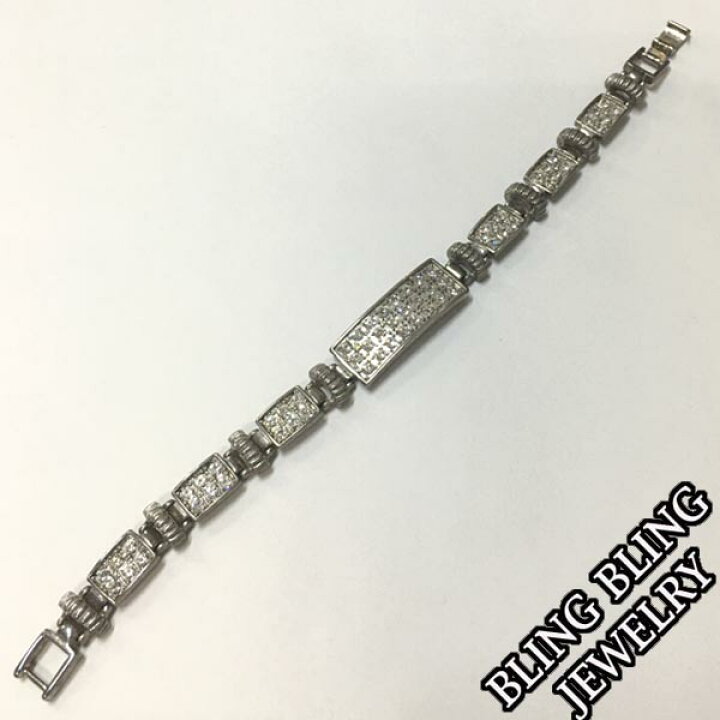 楽天市場】セール HIPHOPジュエリー メンズ ジルコニア ブレスレット R 