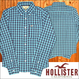 【送料無料】【セール】【200種類の品揃え】 ホリスター メンズ シャツ HOLLISTER 長袖 チェックシャツ ボタンシャツ ブルー ネイビー インポート ブランド ファッション カジュアル Safari サファリ オーシャンズ 雑誌 掲載 アメカジ ストリート サーフ 正規 商品 114