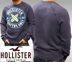 【送料無料】【セール】【200種類の品揃え】 ホリスター メンズ スエット HOLLISTER スウェット トレーナー パーカー SURFERS ONLY BIG ネイビー インポート ブランド ファッション カジュアル Safari 雑誌 掲載 アメカジ ストリート ウェア サーフ スタイル 正規 商品