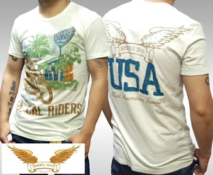楽天市場】＼店内全品ポイント11倍／ ロビンズジーン メンズ Tシャツ 