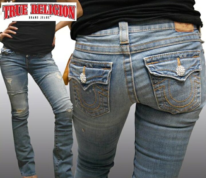 楽天市場】トゥルーレリジョン レディース デニム 【200種類の品揃え  