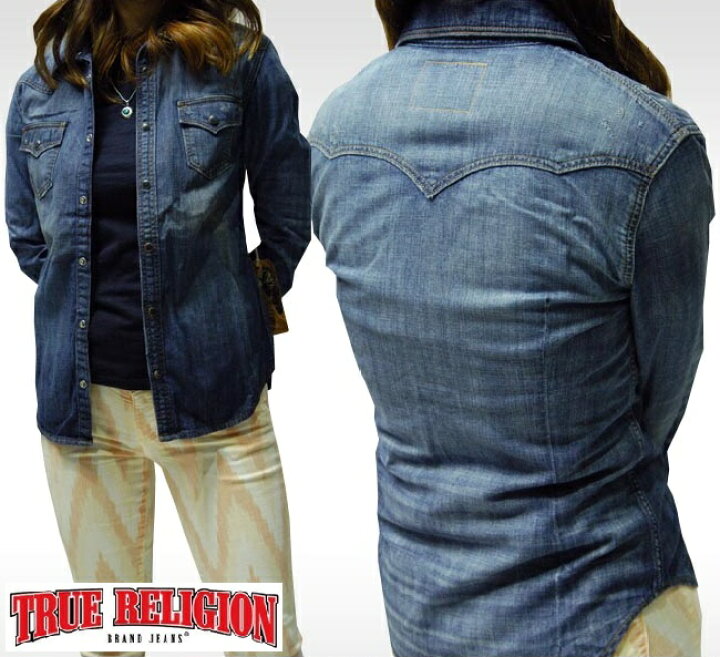 楽天市場】トゥルーレリジョン レディース シャツ TRUE RELIGION 