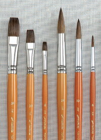 【お取り寄せ】ナムラ 水彩画筆・初級者向きAW 水彩画筆　サイズ：14号