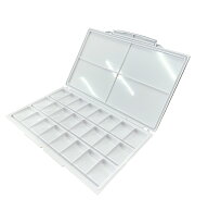 【メール便OK】密閉型 水彩 パレットシールド パレット24名村大成堂
