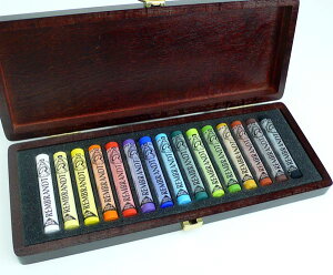 世界中で広く愛される パステルレンブラント ソフトパステル木箱セット15色 木箱 セット【お取り寄せ商品】